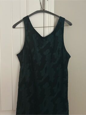 Sleeveless Mini Dress in Deep Teal